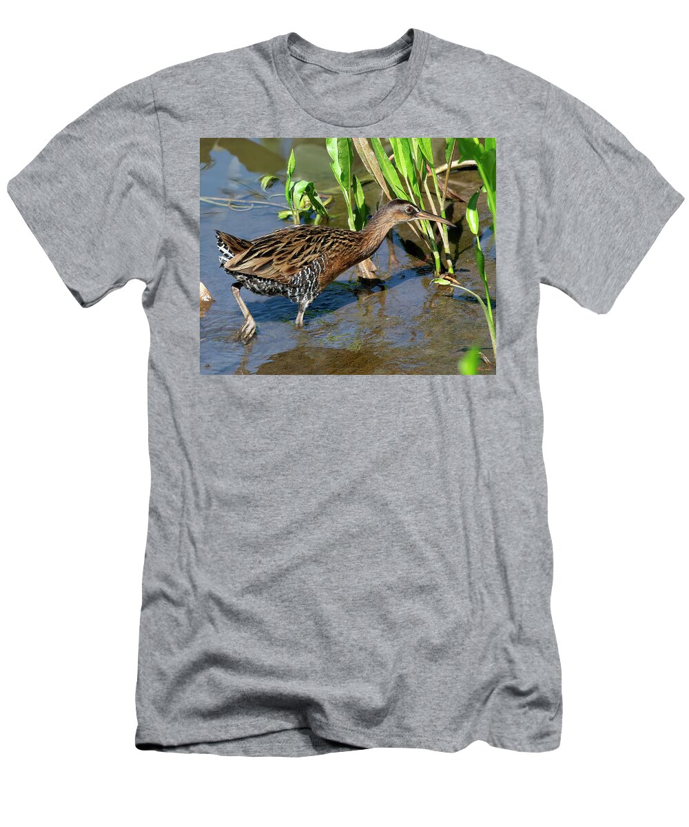 Nature T-Shirt featuring the photograph King Rail DMSB0238 by Gerry Gantt