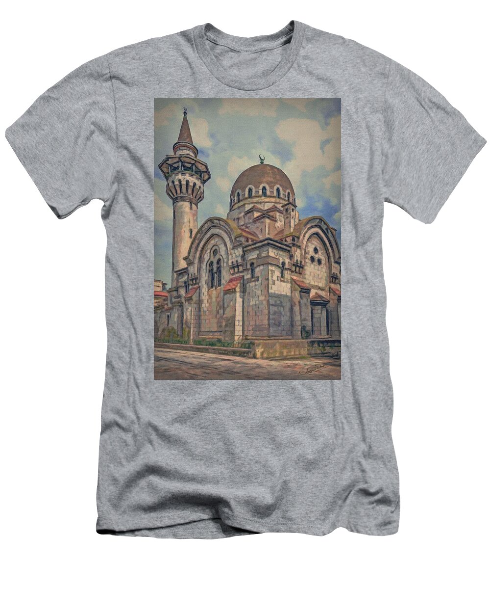 Constanta T-Shirt featuring the painting King's Mosque by Jeffrey Kolker