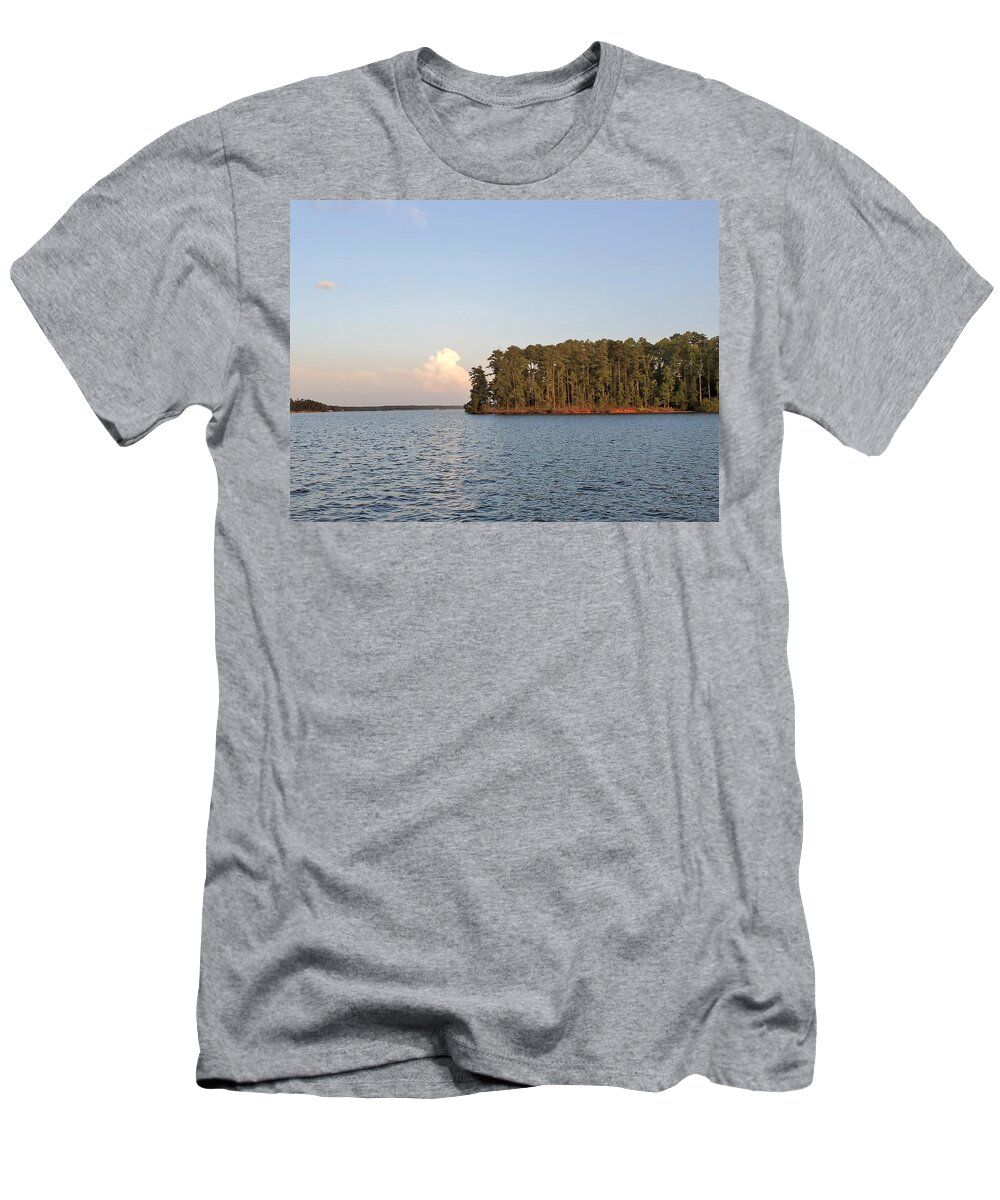 Lake T-Shirt featuring the photograph Lake Island Starboard by Ed Williams
