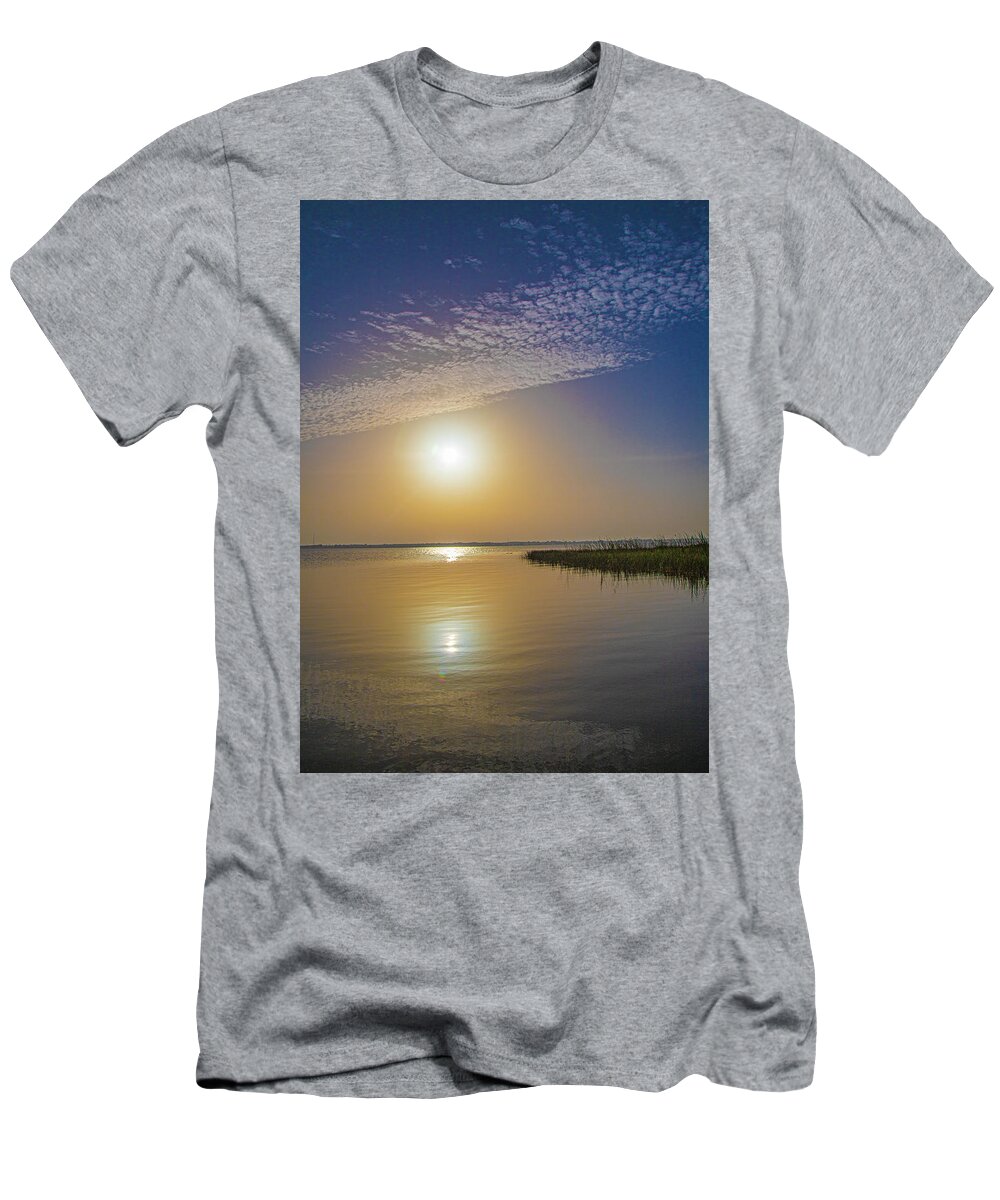 Sun T-Shirt featuring the photograph Late Summer Sunrise by Dart Humeston