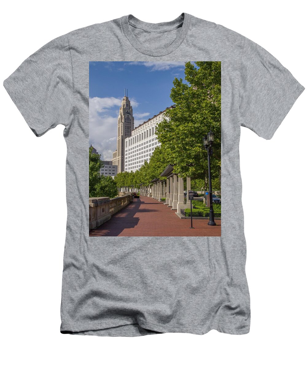 Columbus T-Shirt featuring the photograph Leveque Tower by Kevin Craft