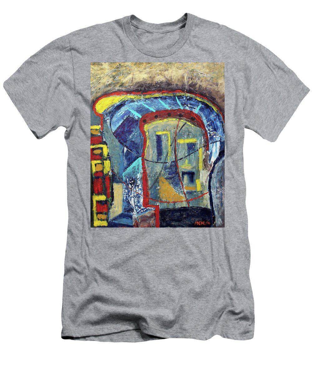 African Art T-Shirt featuring the painting Liberty And Freedom by Michael Nene