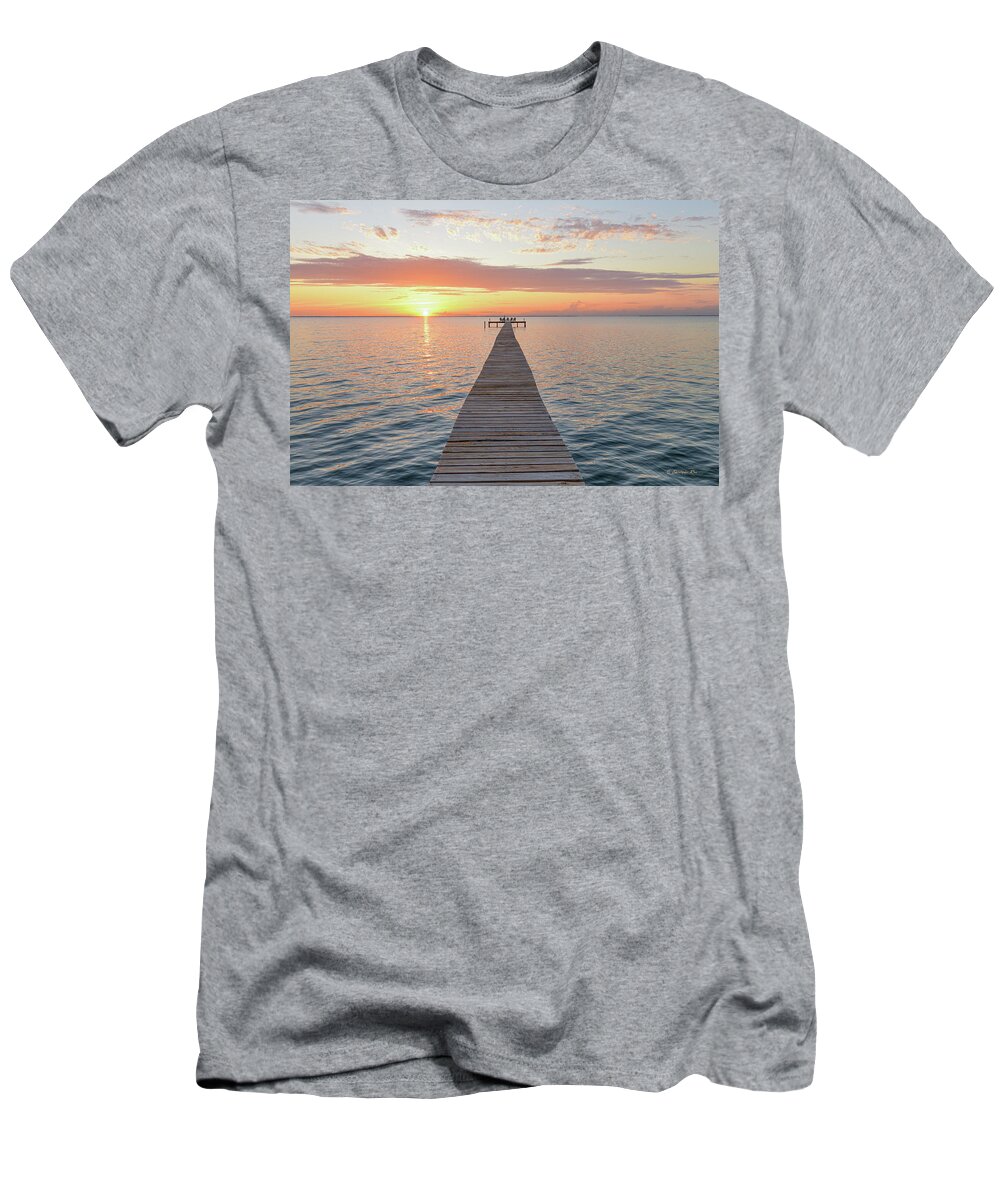 Sunset T-Shirt featuring the photograph Light Breeze by Christopher Rice