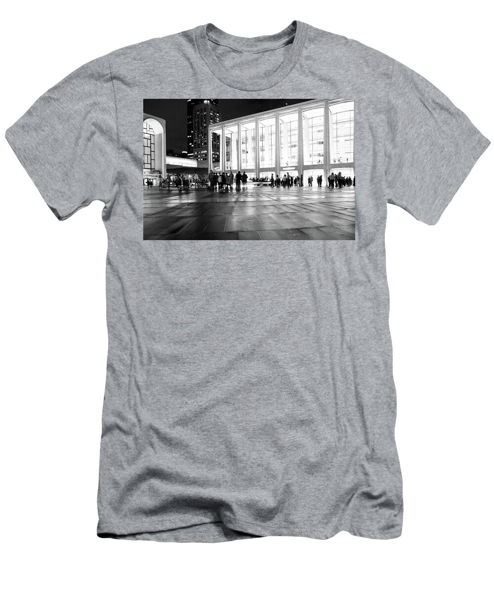 New York T-Shirt featuring the photograph Lincoln Center #1 by Alberto Zanoni
