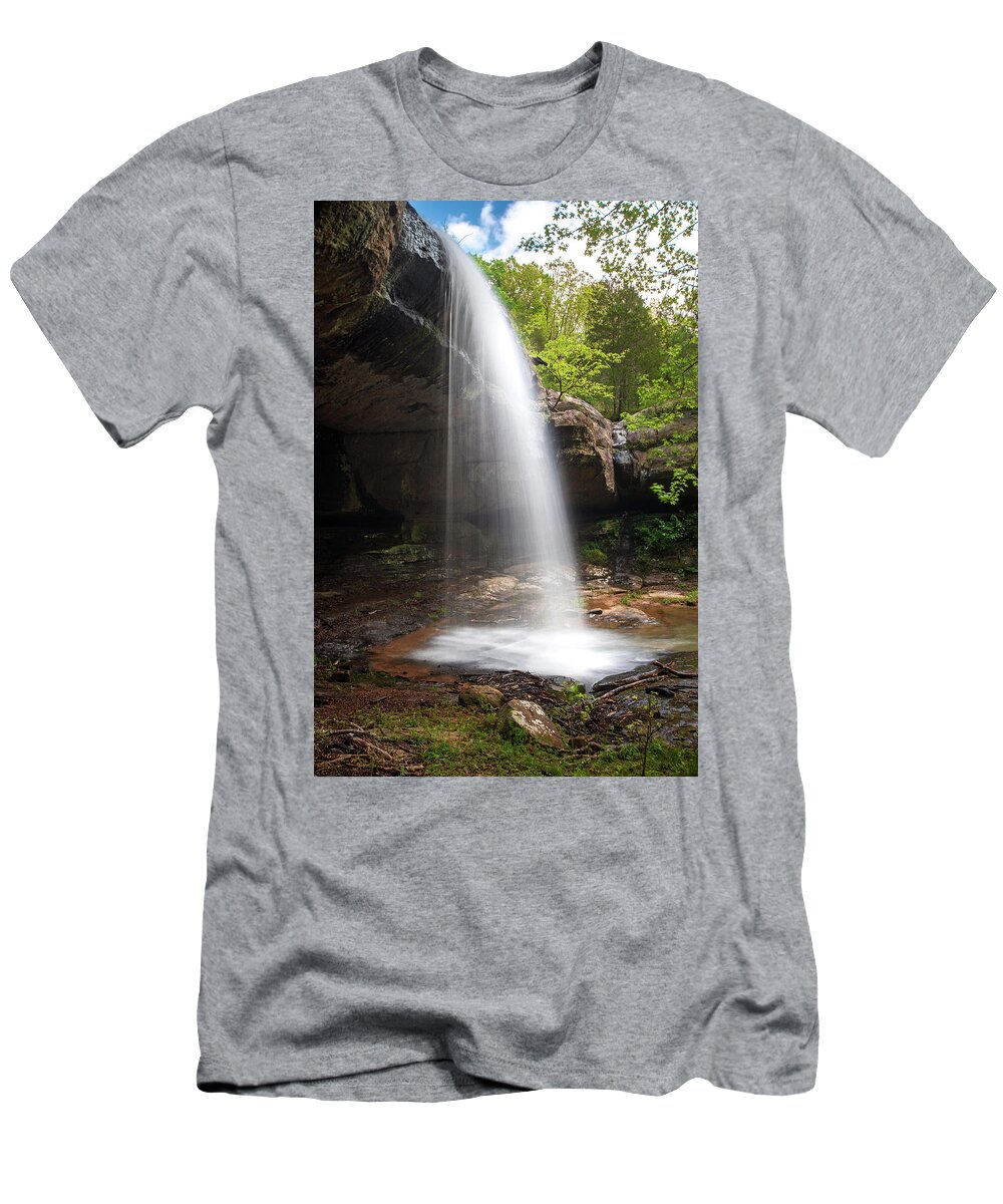 Waterfall T-Shirt featuring the photograph Little Cedar Falls by Grant Twiss