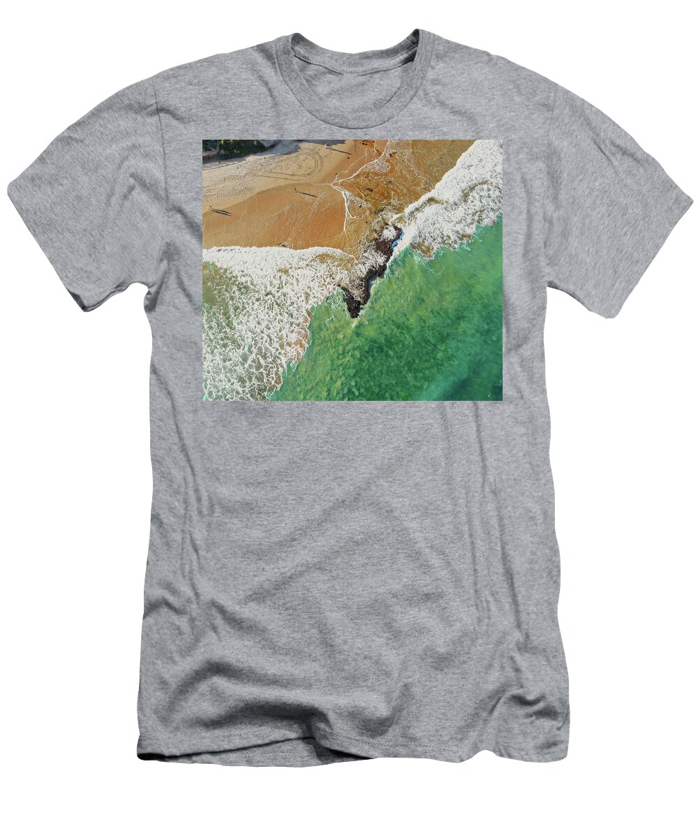 Beach T-Shirt featuring the photograph Long Reef Beach No 2 by Andre Petrov