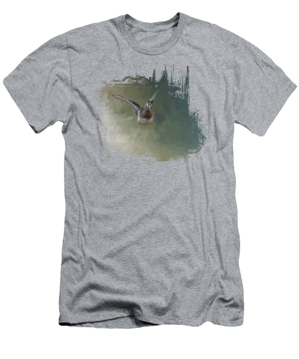 Ring Necked T-Shirt featuring the photograph Look at My Wings by Elisabeth Lucas