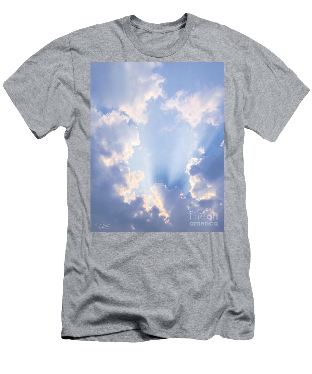 Clouds T-Shirt featuring the photograph Love in the Clouds #2 by Dorrene BrownButterfield