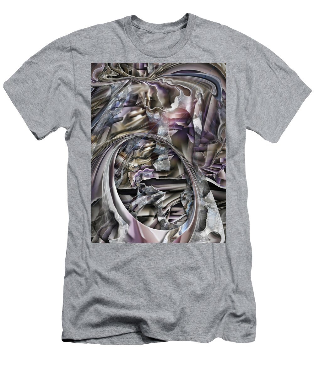 Steve Sperry Mighty Sight Studio Surreal Art Color And Form T-Shirt featuring the digital art Low Mileage by Steve Sperry