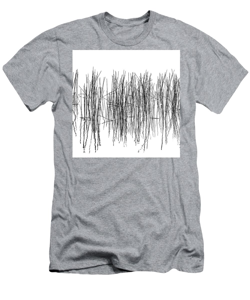 Marsh T-Shirt featuring the photograph Marsh Abstract by Karen Sirnick