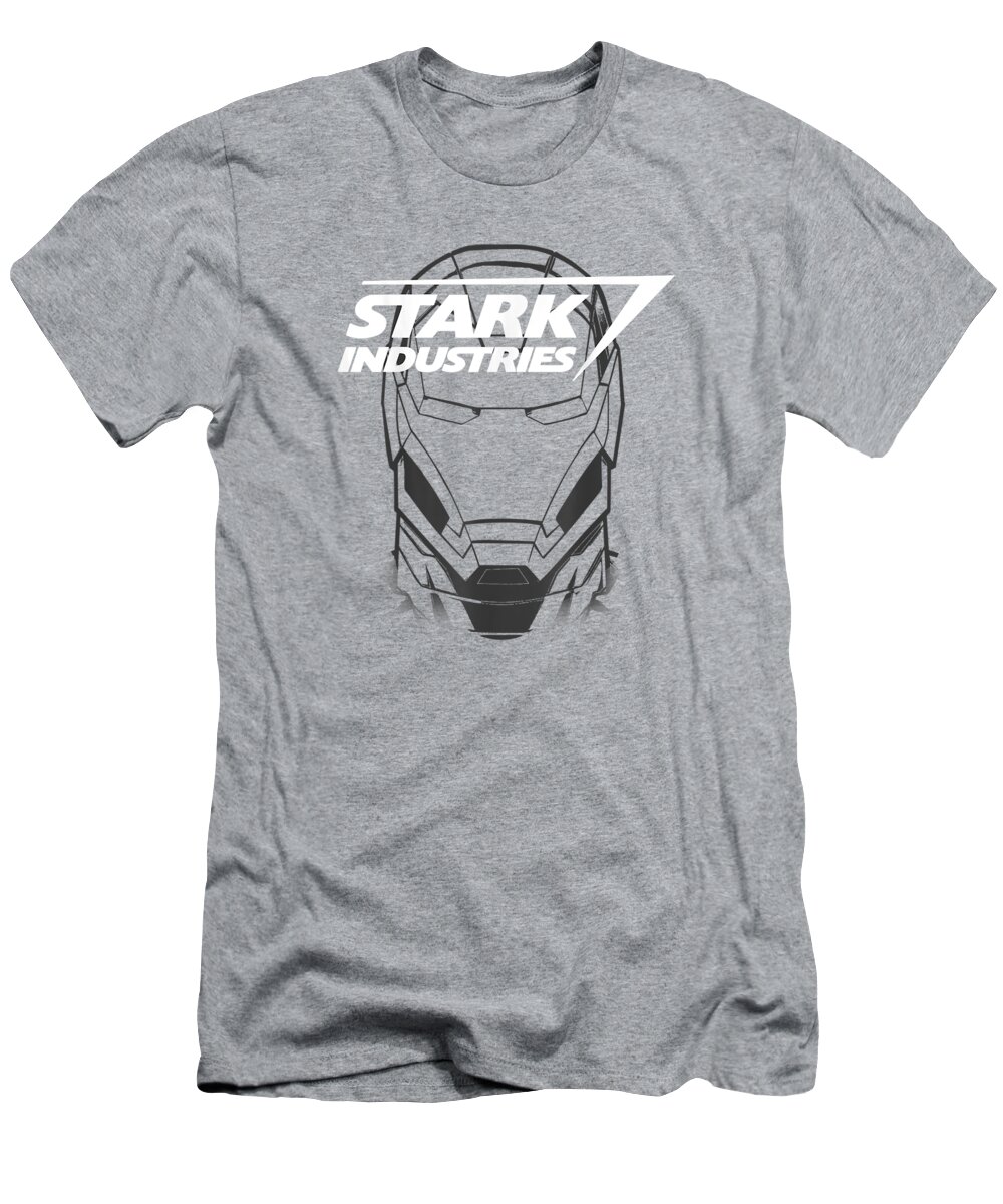 Marvel Iron Man Industries T-Shirt by Juan Tara -