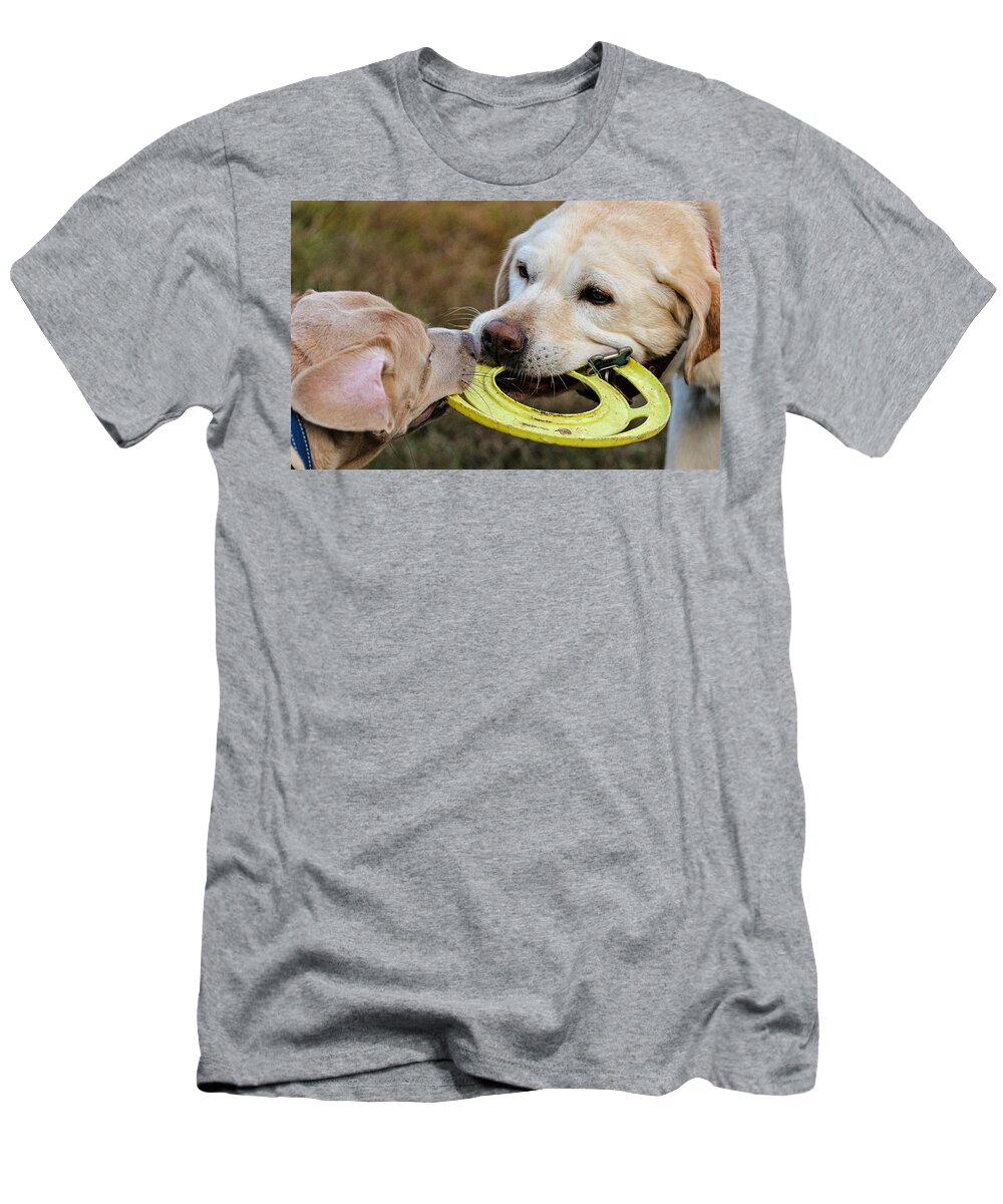 Dog T-Shirt featuring the photograph Mine by John Linnemeyer