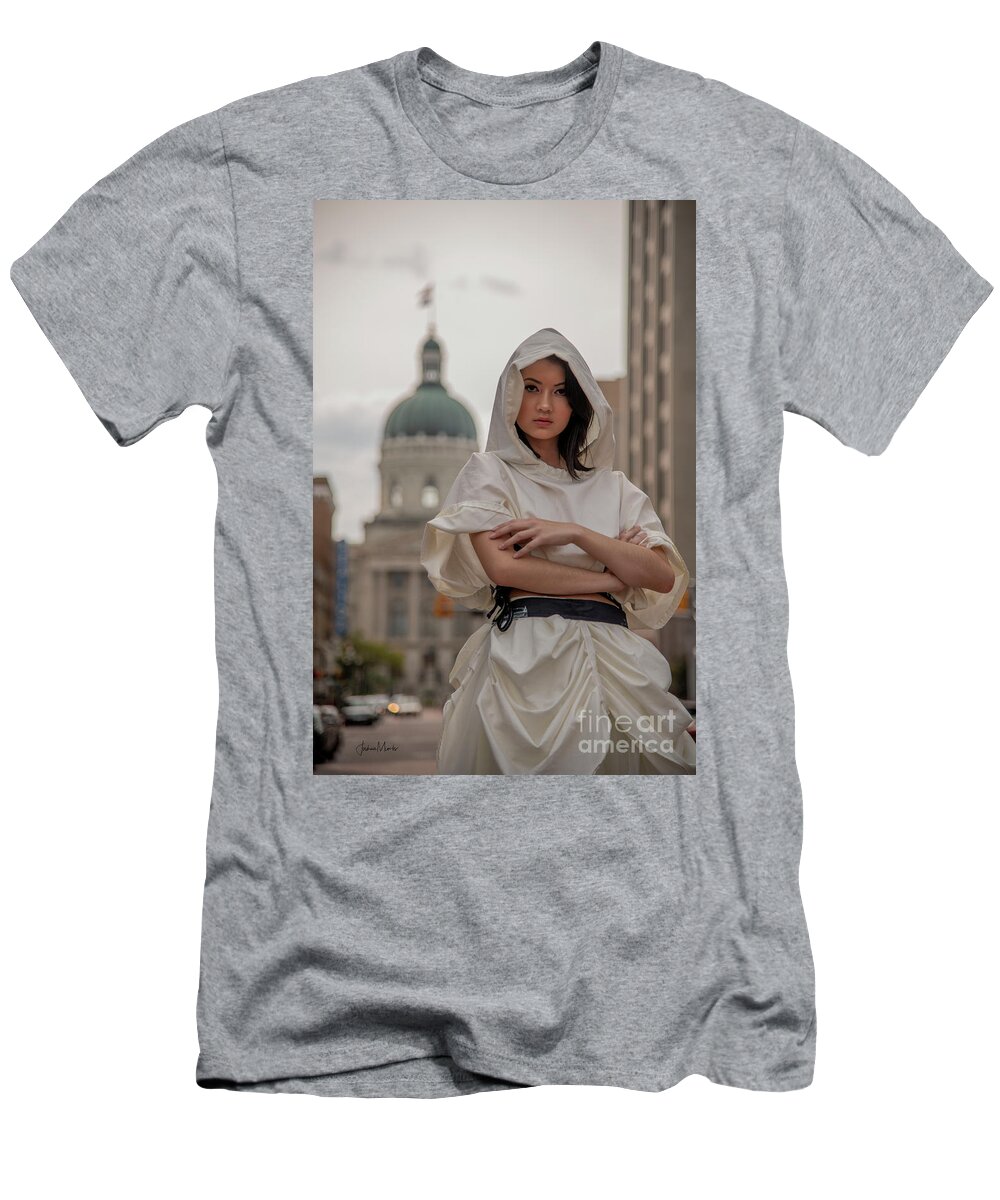 1430 T-Shirt featuring the photograph Modeling Art by FineArtRoyal Joshua Mimbs