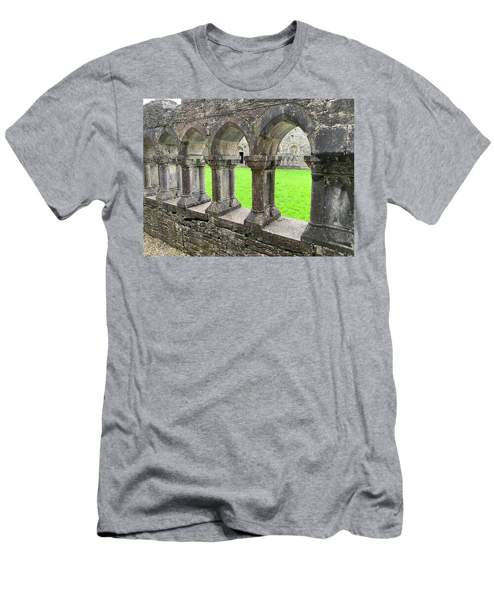 Monastery T-Shirt featuring the photograph Monastery in Tuam, Ireland by Peggy Dietz