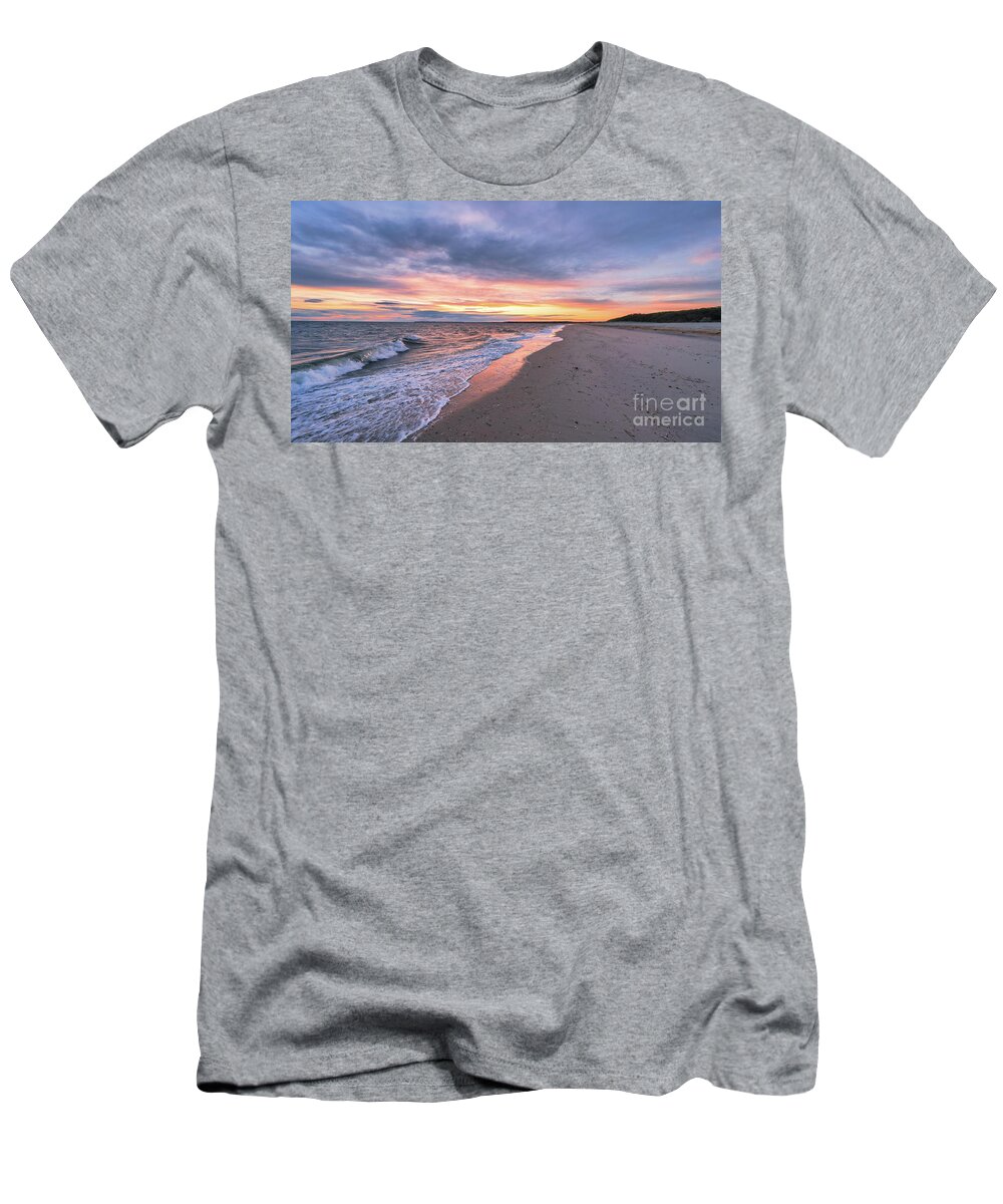 Beach T-Shirt featuring the photograph Morning at Sunken Meadow by Sean Mills