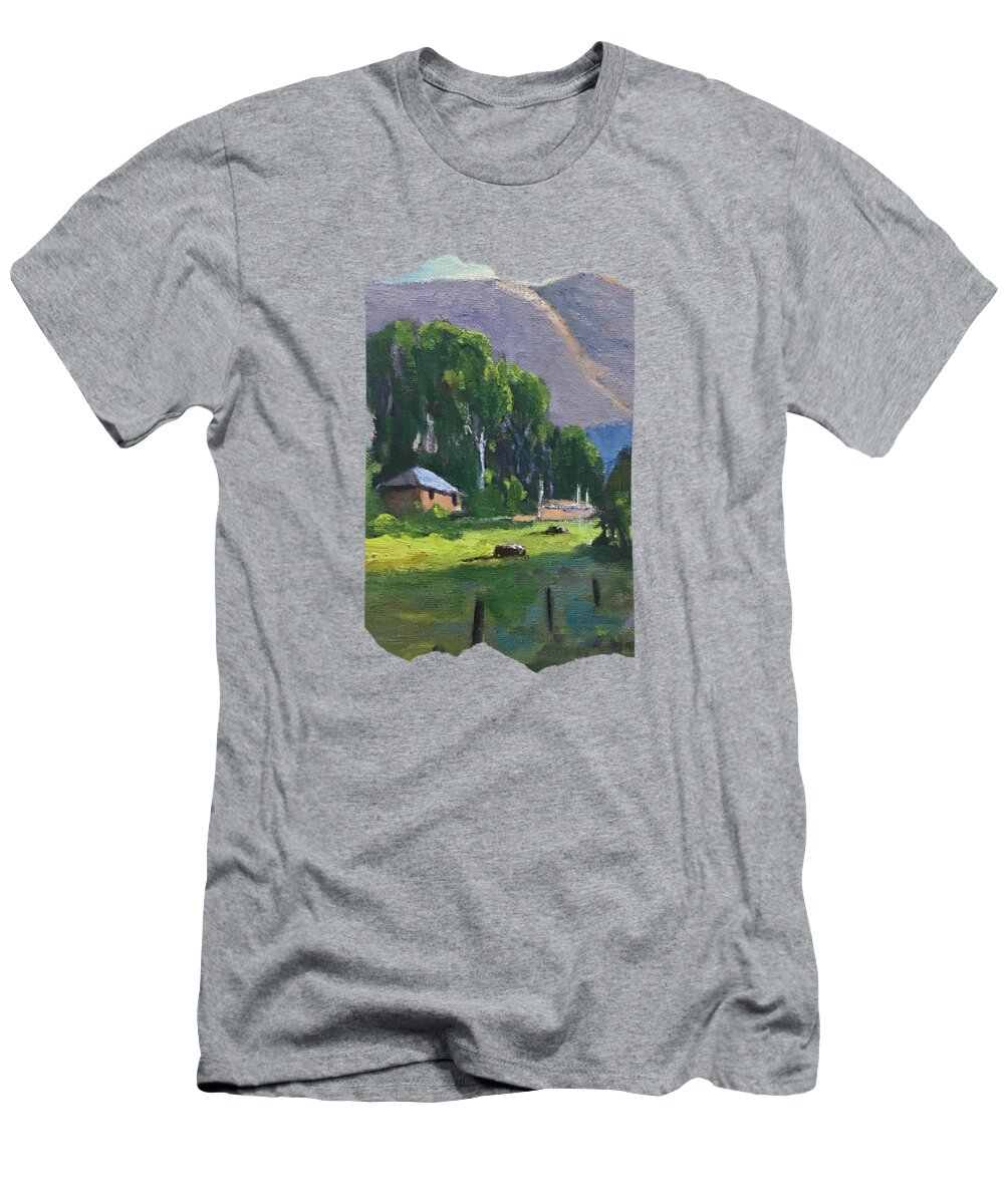 Impressionism T-Shirt featuring the painting Morning Peace by Lisa Marie Smith