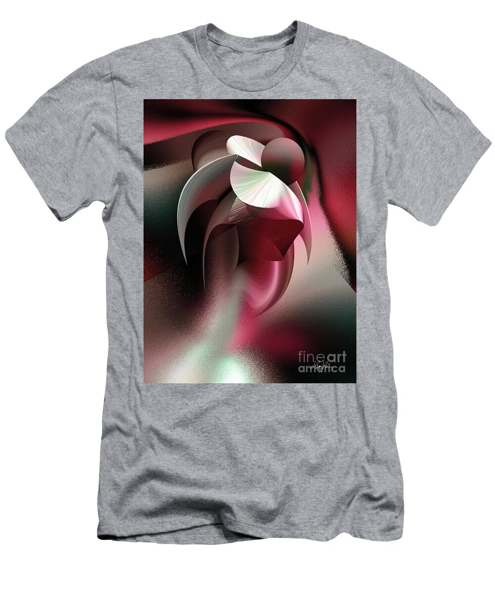 Multidimensionality T-Shirt featuring the digital art Multidimensionality Of The Soul by Leo Symon