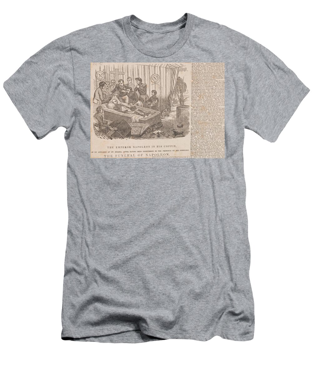 Napoleon T-Shirt featuring the digital art Napoleon's Funeral by Kim Kent