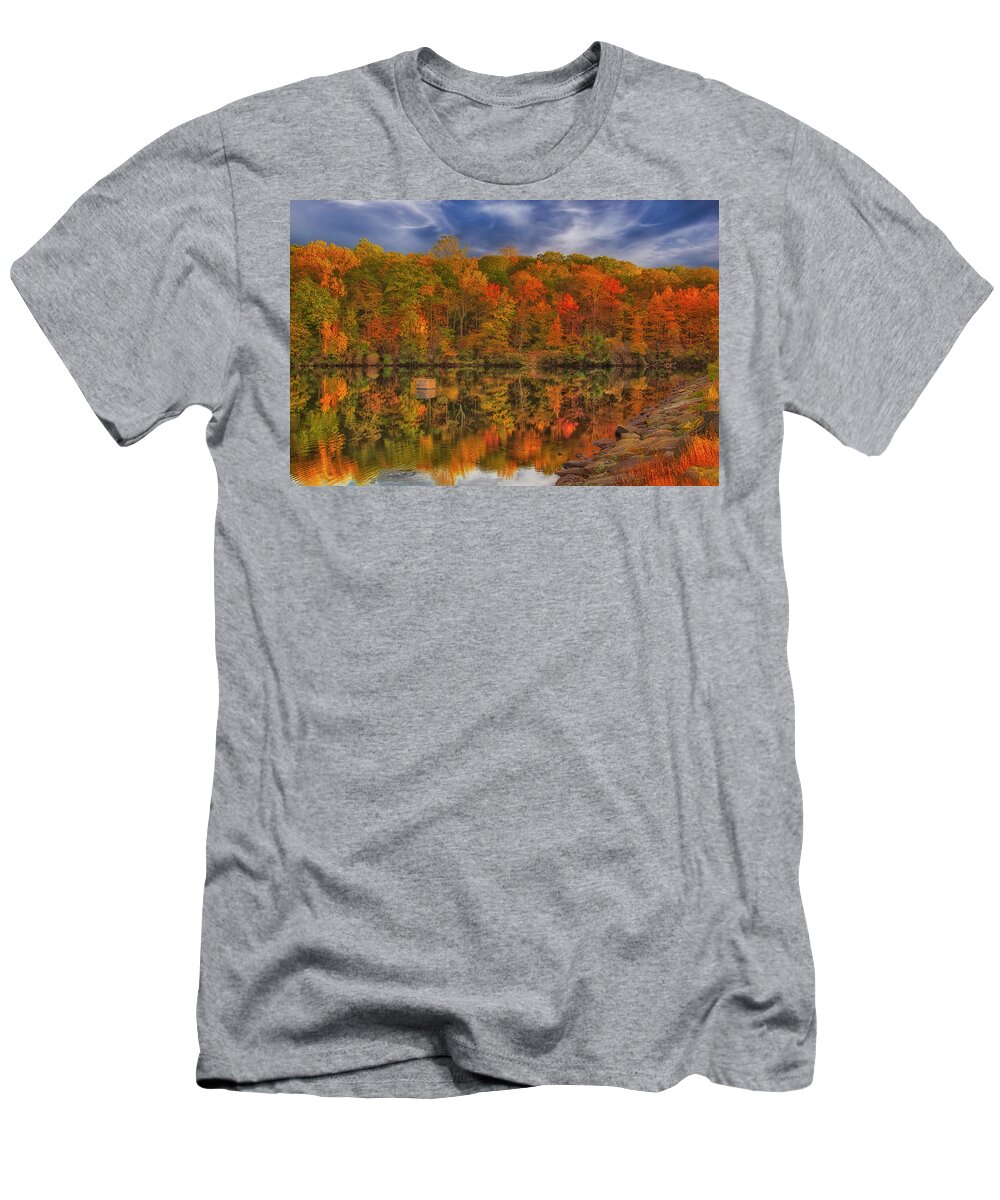 Harriman State Park T-Shirt featuring the photograph Natures Color Palette NY by Susan Candelario