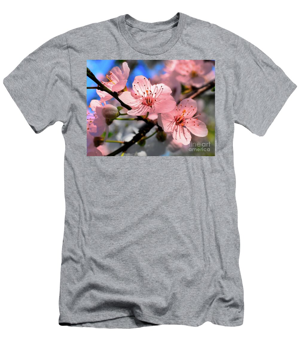  Trees T-Shirt featuring the photograph New Hope Flower Blossoms In Spring  by Leonida Arte