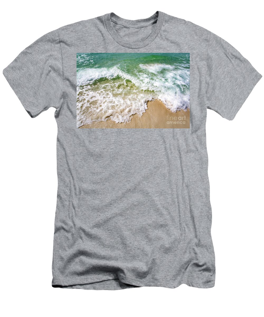Beach T-Shirt featuring the photograph Ocean Waves by Beachtown Views