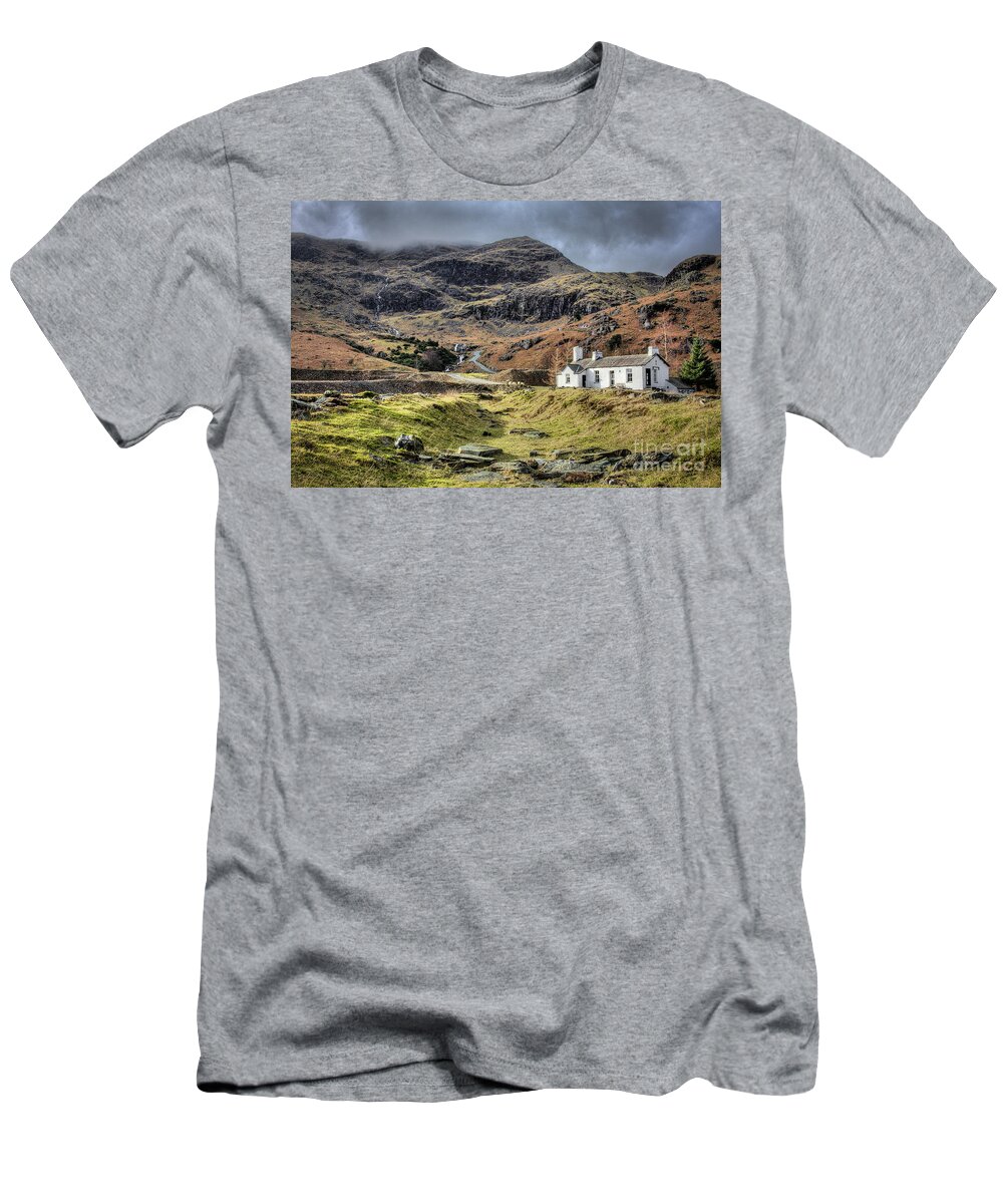 England T-Shirt featuring the photograph Old Coniston Coppermines, Lake District by Tom Holmes