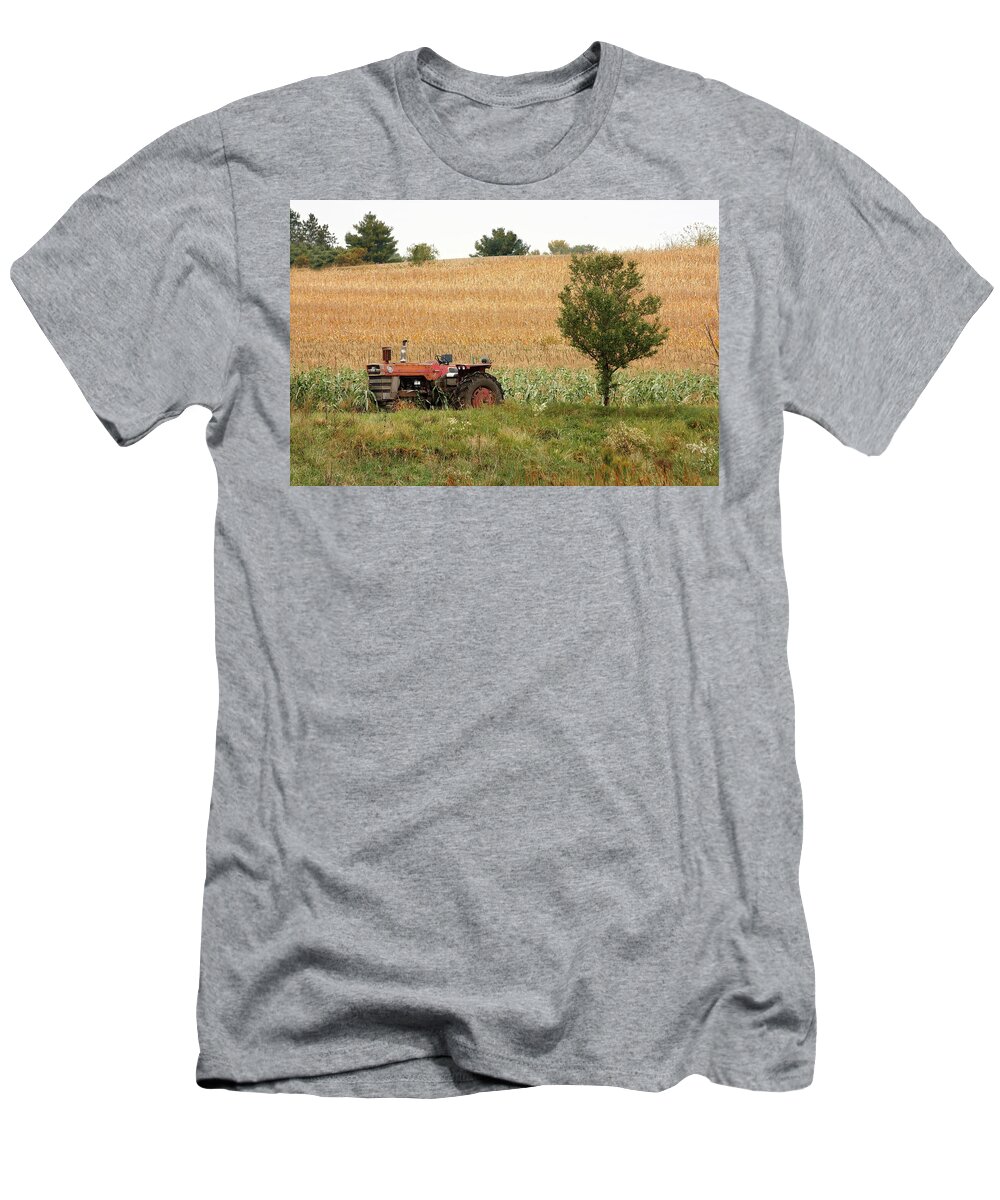 Machine T-Shirt featuring the photograph Old Massey by Lens Art Photography By Larry Trager