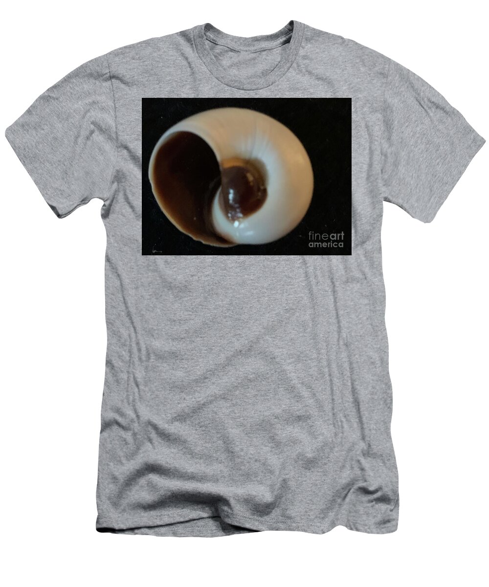 Ocean Shell T-Shirt featuring the photograph On the other side by Catherine Wilson