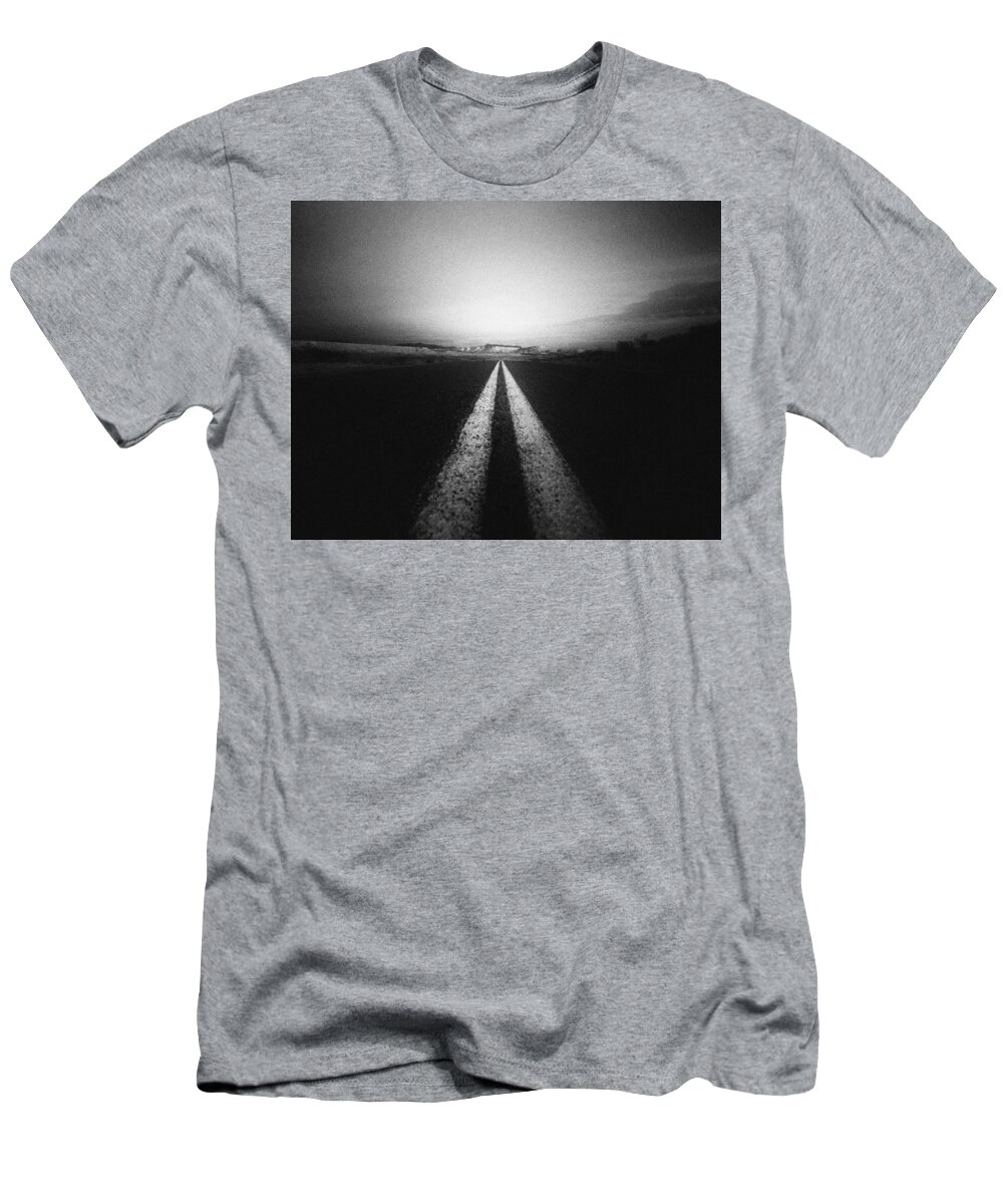 Road T-Shirt featuring the photograph one by Mark Ross
