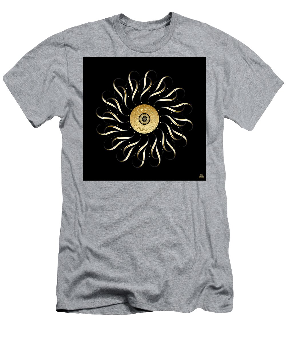 Mandala T-Shirt featuring the digital art Ornativo Vero Circulus No 4206 by Alan Bennington