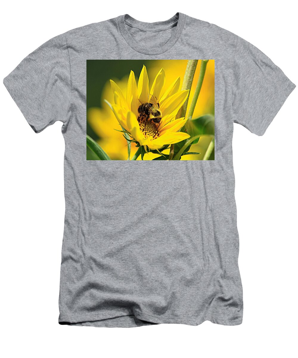 Bee T-Shirt featuring the photograph Our Best Friend by Mary Walchuck