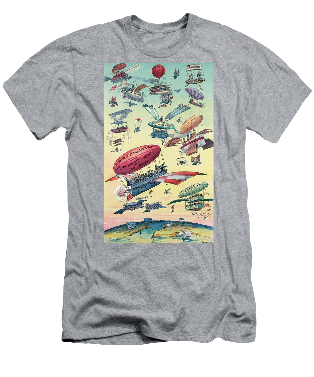 Other Keywords T-Shirt featuring the digital art Panama Canals  by Celestial Images