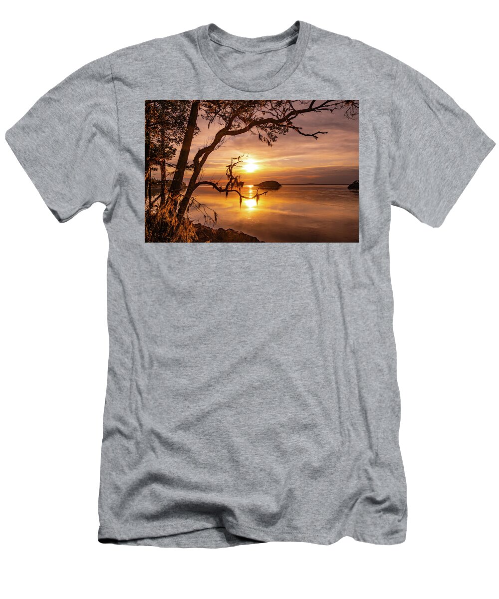 Sunset T-Shirt featuring the photograph Pass Sunset by Gary Skiff