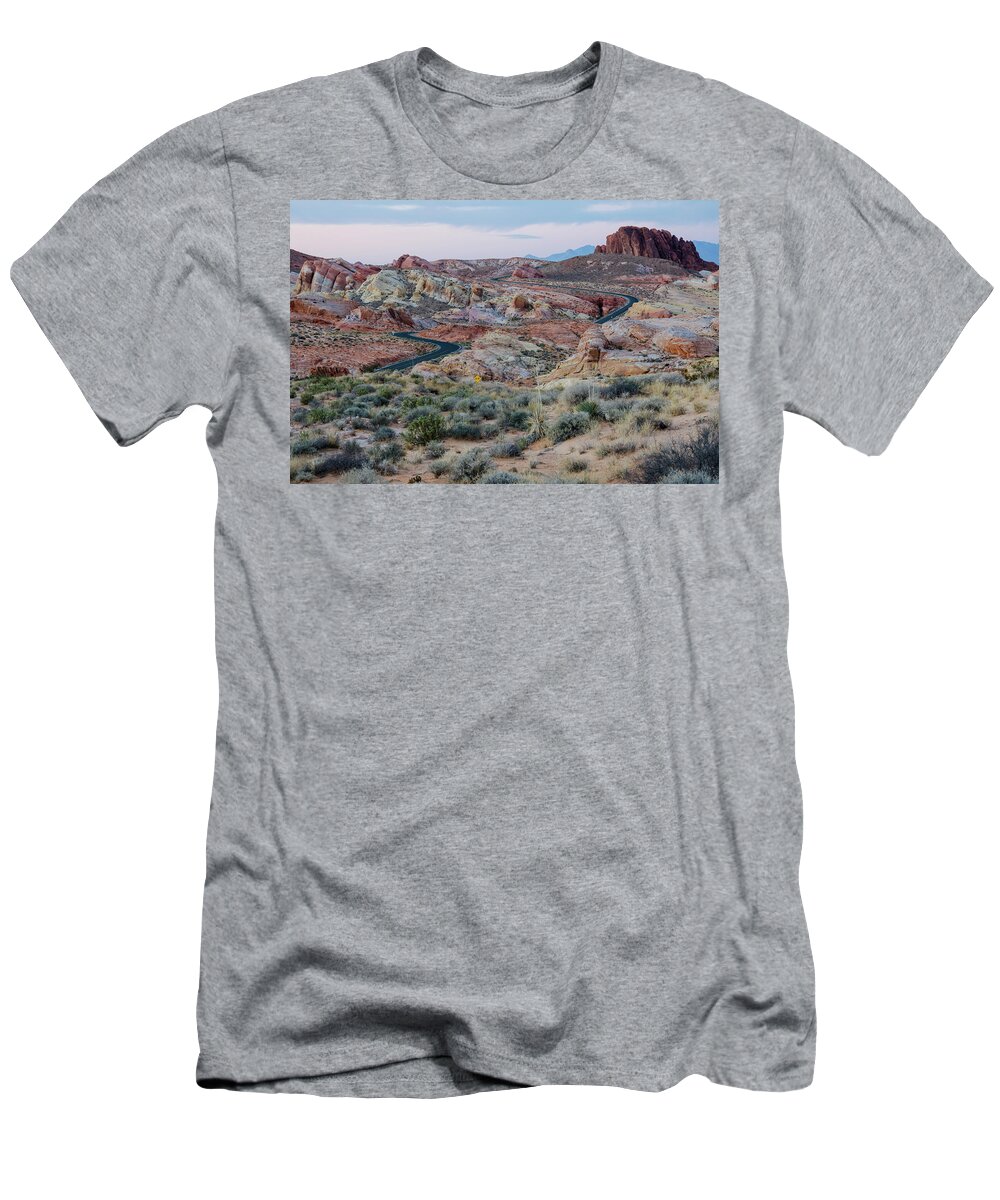 Mountains T-Shirt featuring the photograph Pastel Paradise by Margaret Pitcher