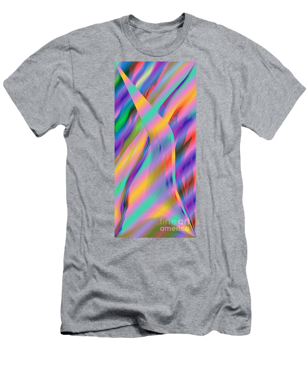 Pastels T-Shirt featuring the digital art Pastel Vibes by Glenn Hernandez