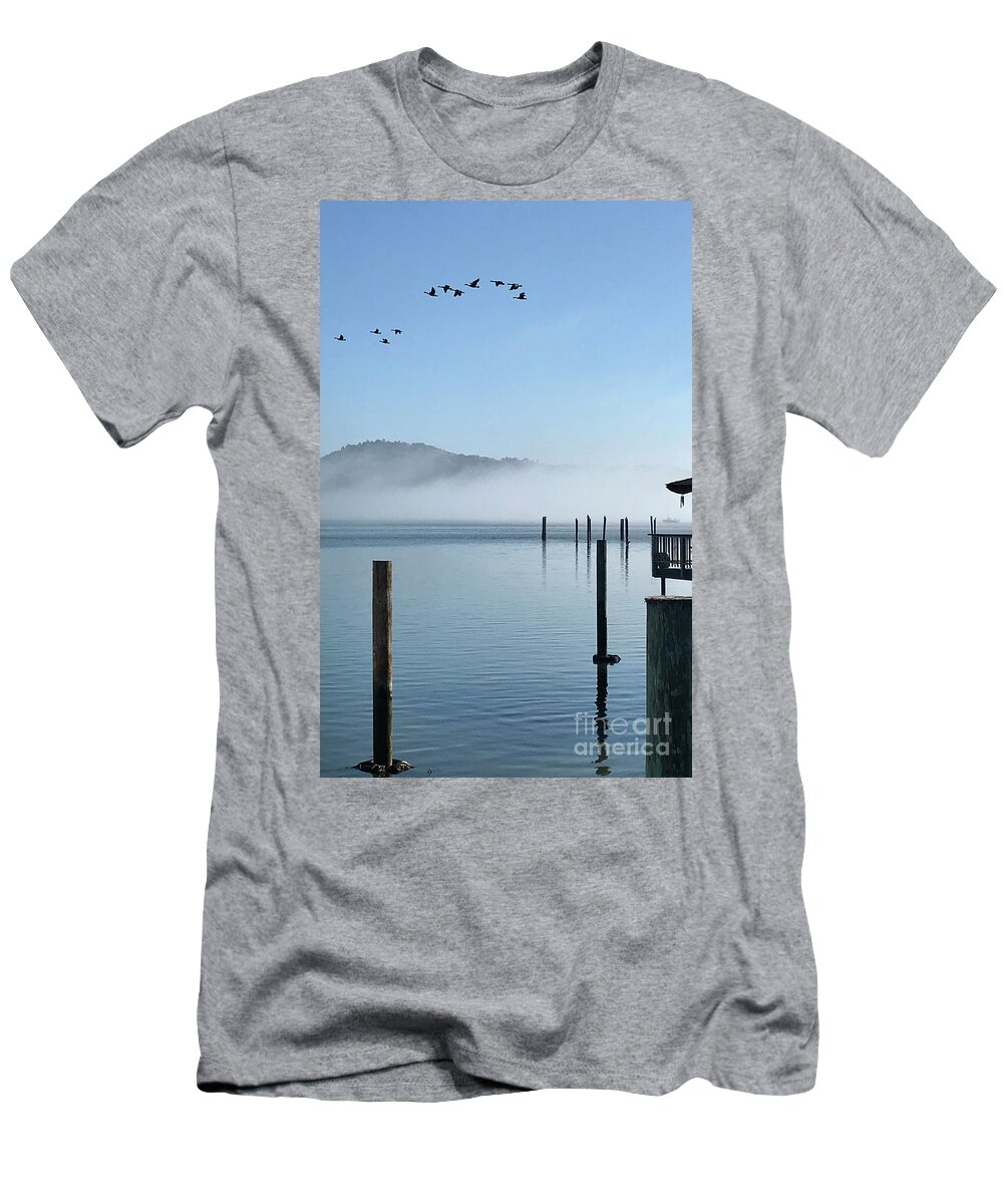 Sausalito T-Shirt featuring the photograph Peacefulness by Manuela's Camera Obscura
