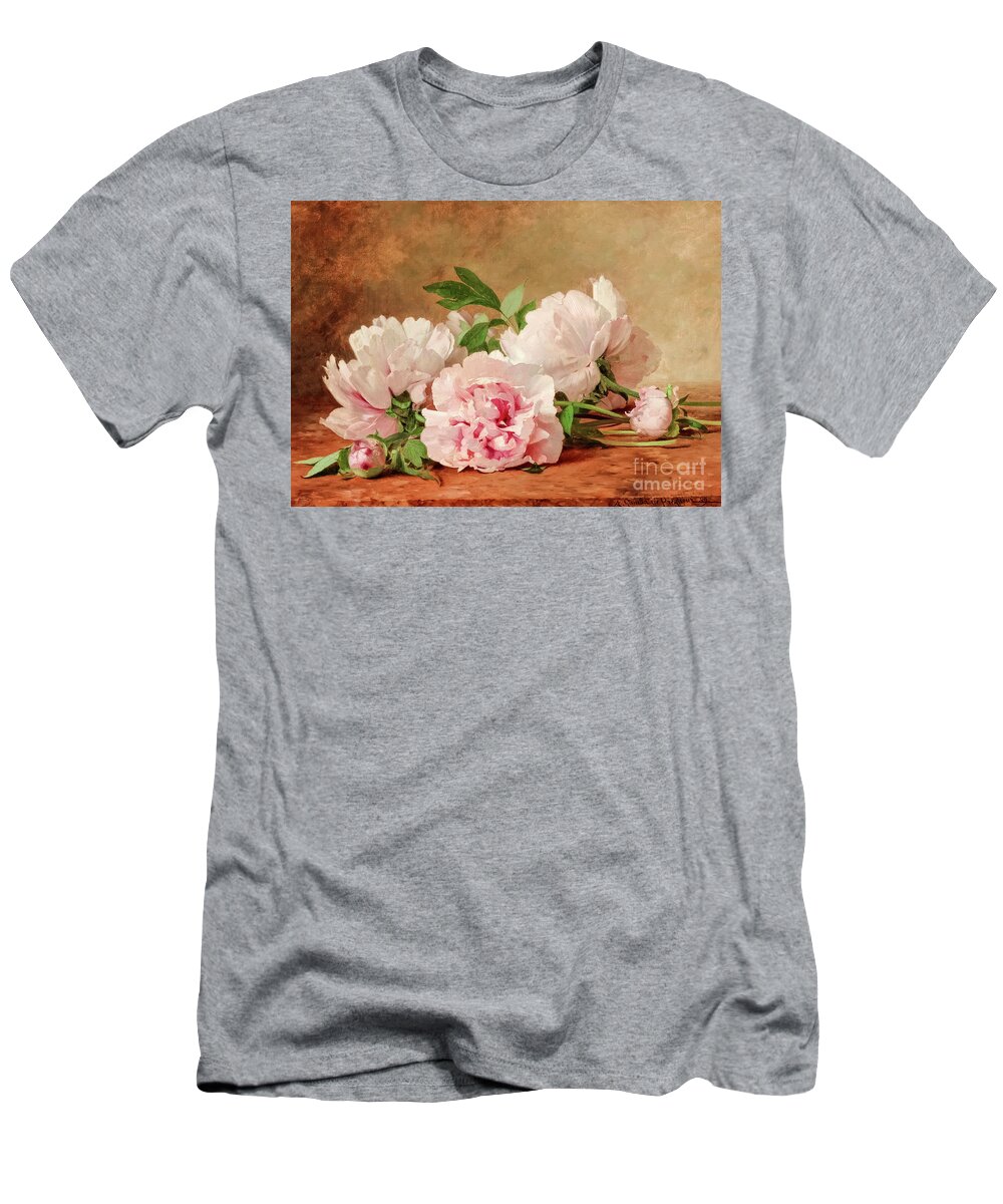 Peonies T-Shirt featuring the photograph Peonies by Carlos Diaz