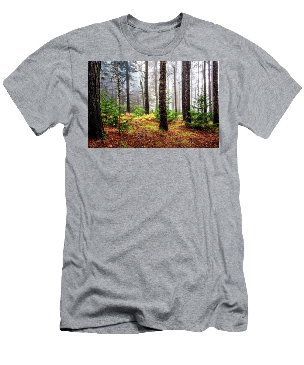 Nature T-Shirt featuring the photograph Pine Woods by C Renee Martin