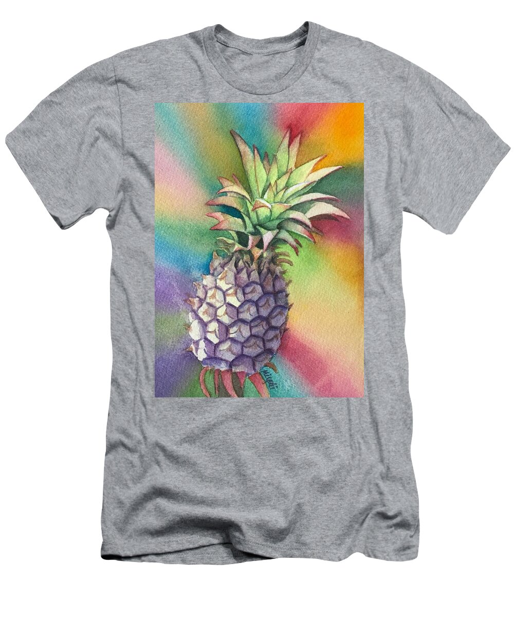  T-Shirt featuring the painting Pineapple Punch by Kelly Miyuki Kimura