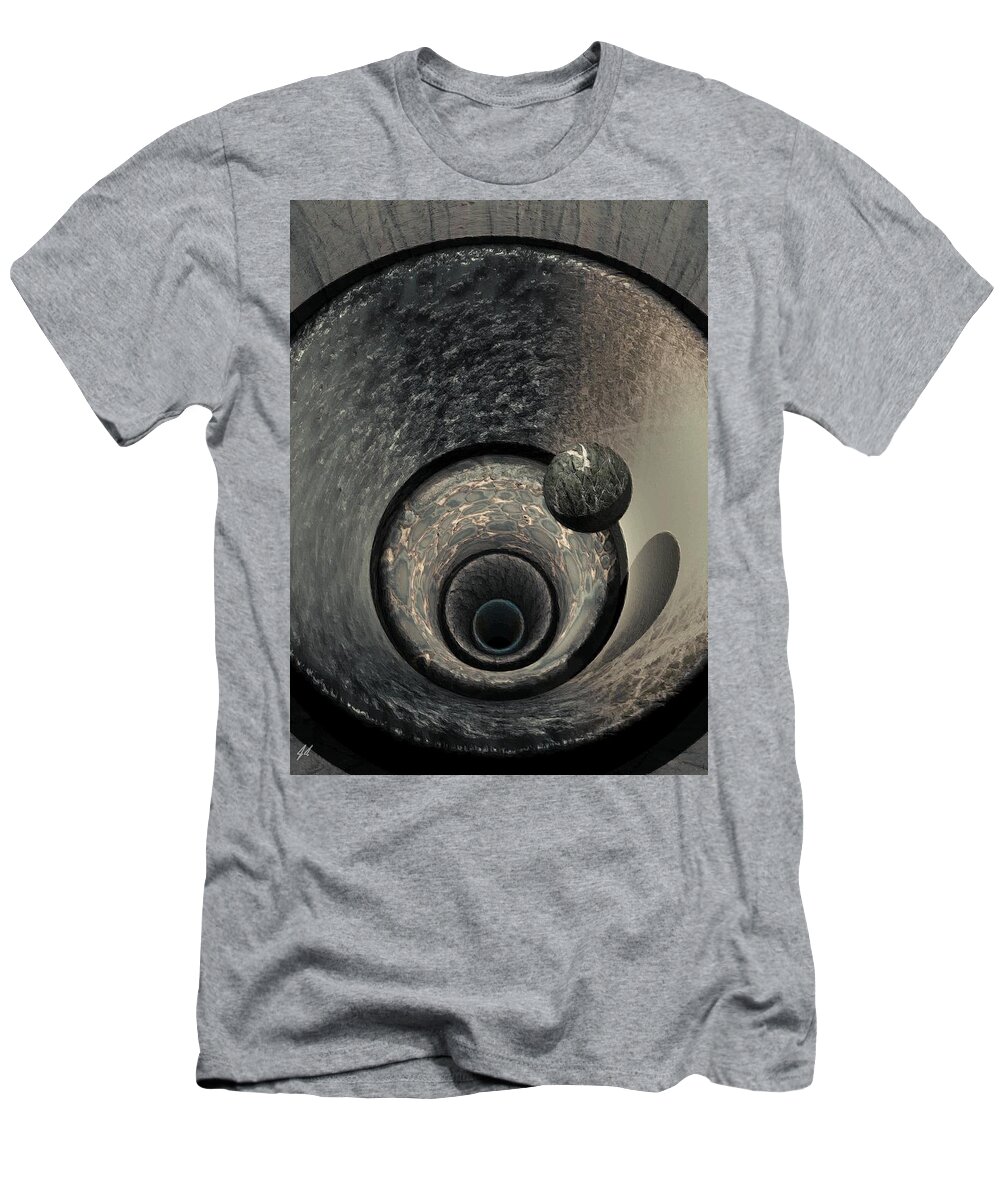 Surreal T-Shirt featuring the digital art Plummet by John Alexander