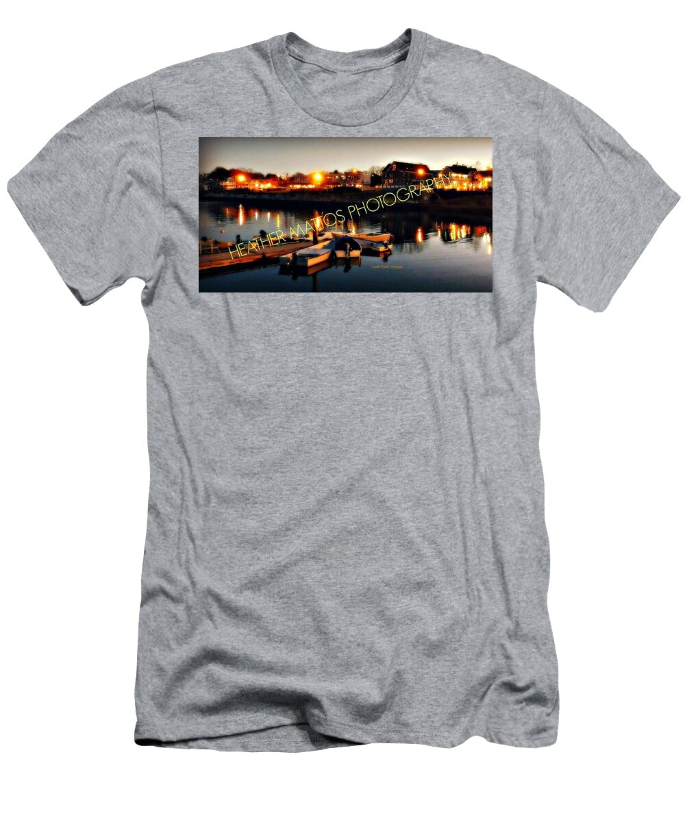 Plymouth T-Shirt featuring the photograph Plymouth Harbor waterfront by Heather M Photography