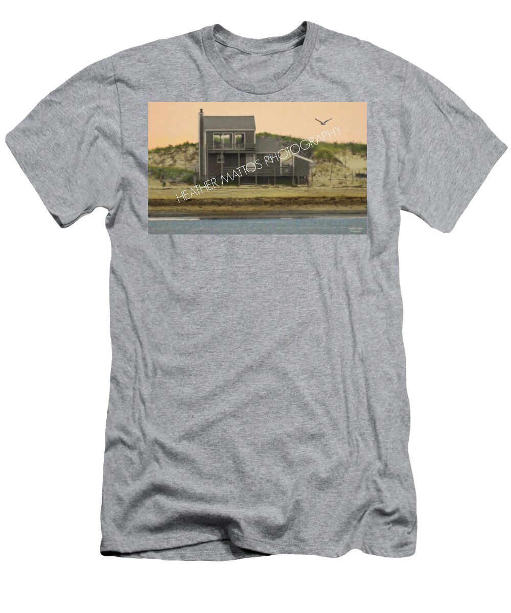 Plymouth T-Shirt featuring the photograph Plymouth Summer House by Heather M Photography