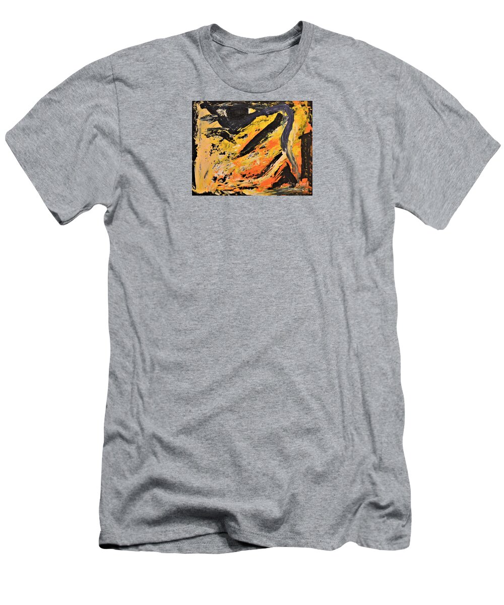 Painting T-Shirt featuring the painting Portrait by Michael Butkovich