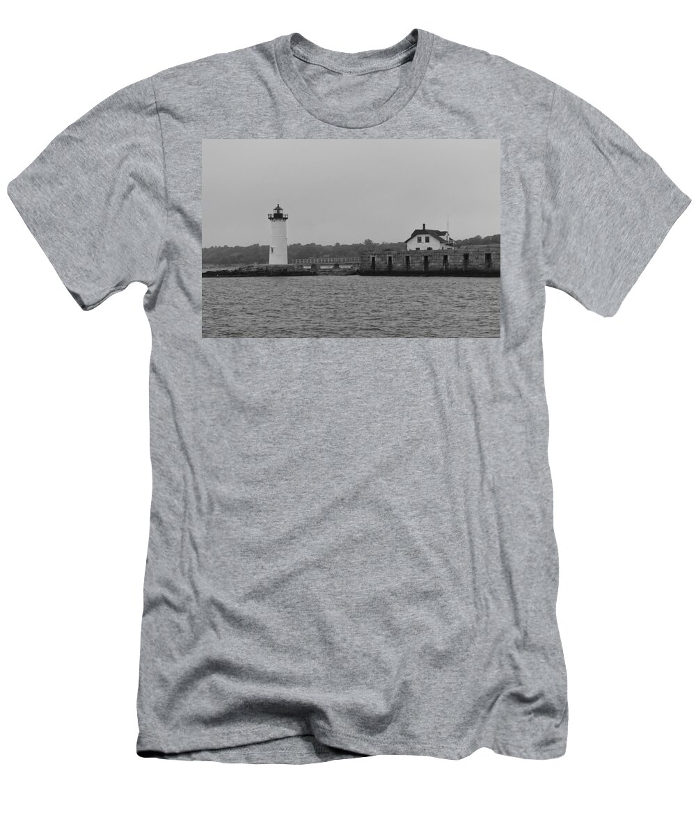 New Hampshire T-Shirt featuring the photograph Portsmouth Harbor Lighthouse III by Patricia Caron