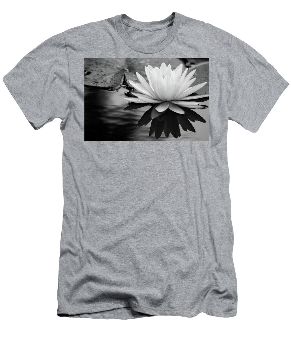 Water Lily T-Shirt featuring the photograph Promise of Purity by Mary Anne Delgado