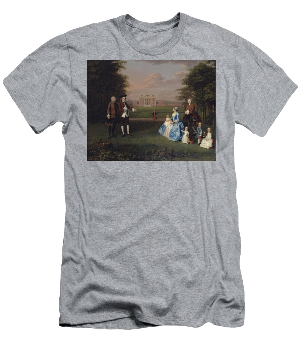 Arthur T-Shirt featuring the photograph Robert Gwillym of Atherton and His Family by Paul Fearn