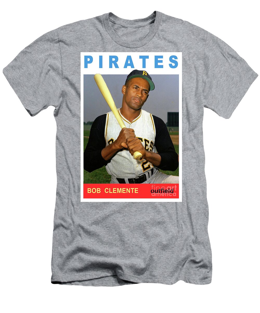 Roberto Clemente, Pirates, outfield, baseball card T-Shirt