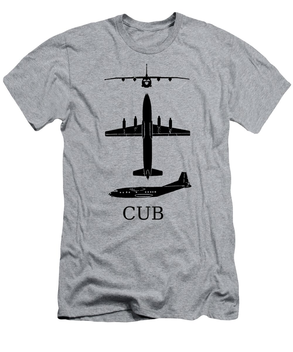 Aircraft T-Shirt featuring the digital art Russian Cub Aircraft. by Roy Pedersen