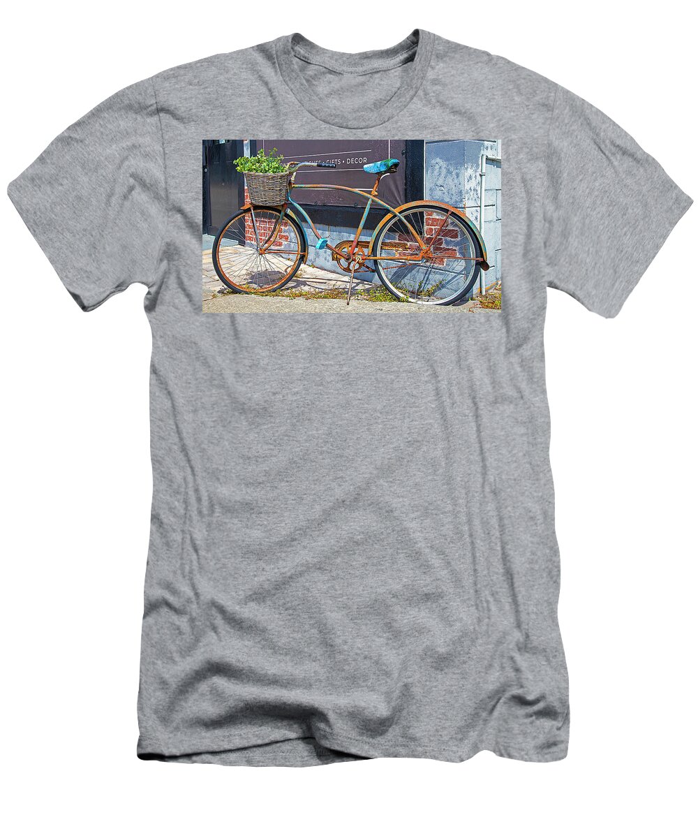 Bike T-Shirt featuring the photograph Rusty Bike by Dart Humeston