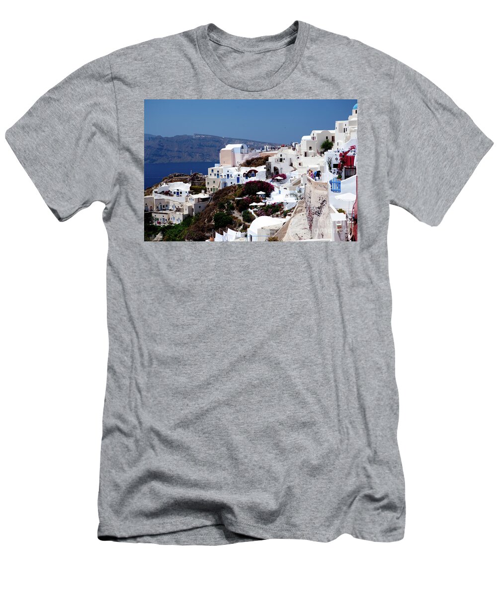 Santorini T-Shirt featuring the photograph Santorini II by Rich S